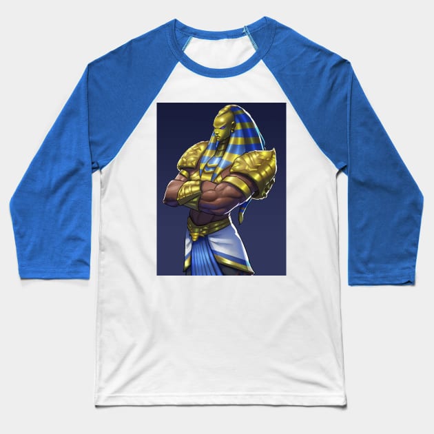 Egyptian King Collection Baseball T-Shirt by Beckley Art